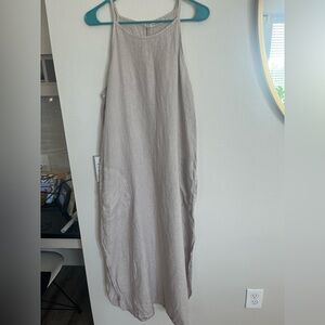 Italian linen dress made by Laura Bianchi in Italy